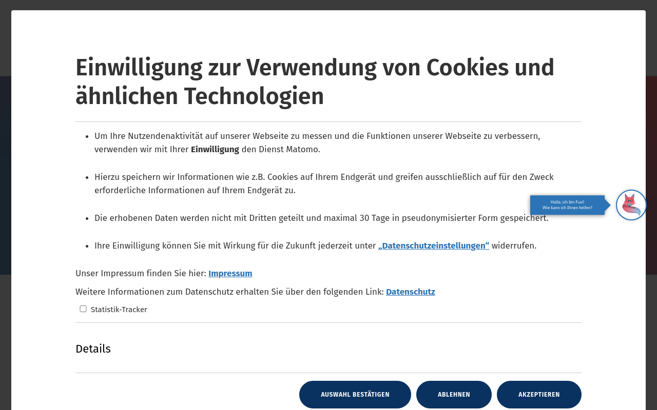 Gerenderte Browseransicht von destatis.de