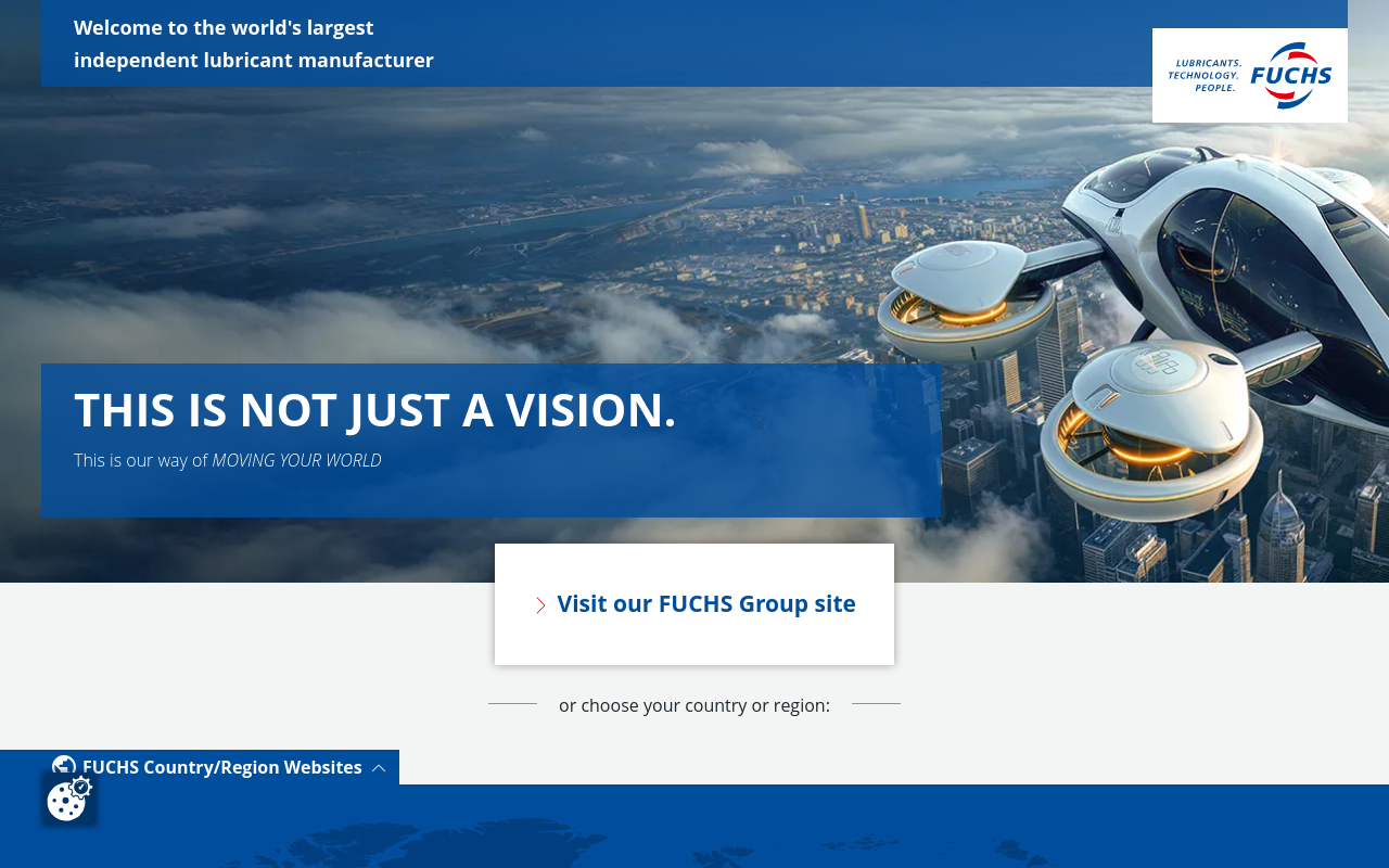 Gerenderte Browseransicht von fuchs.com