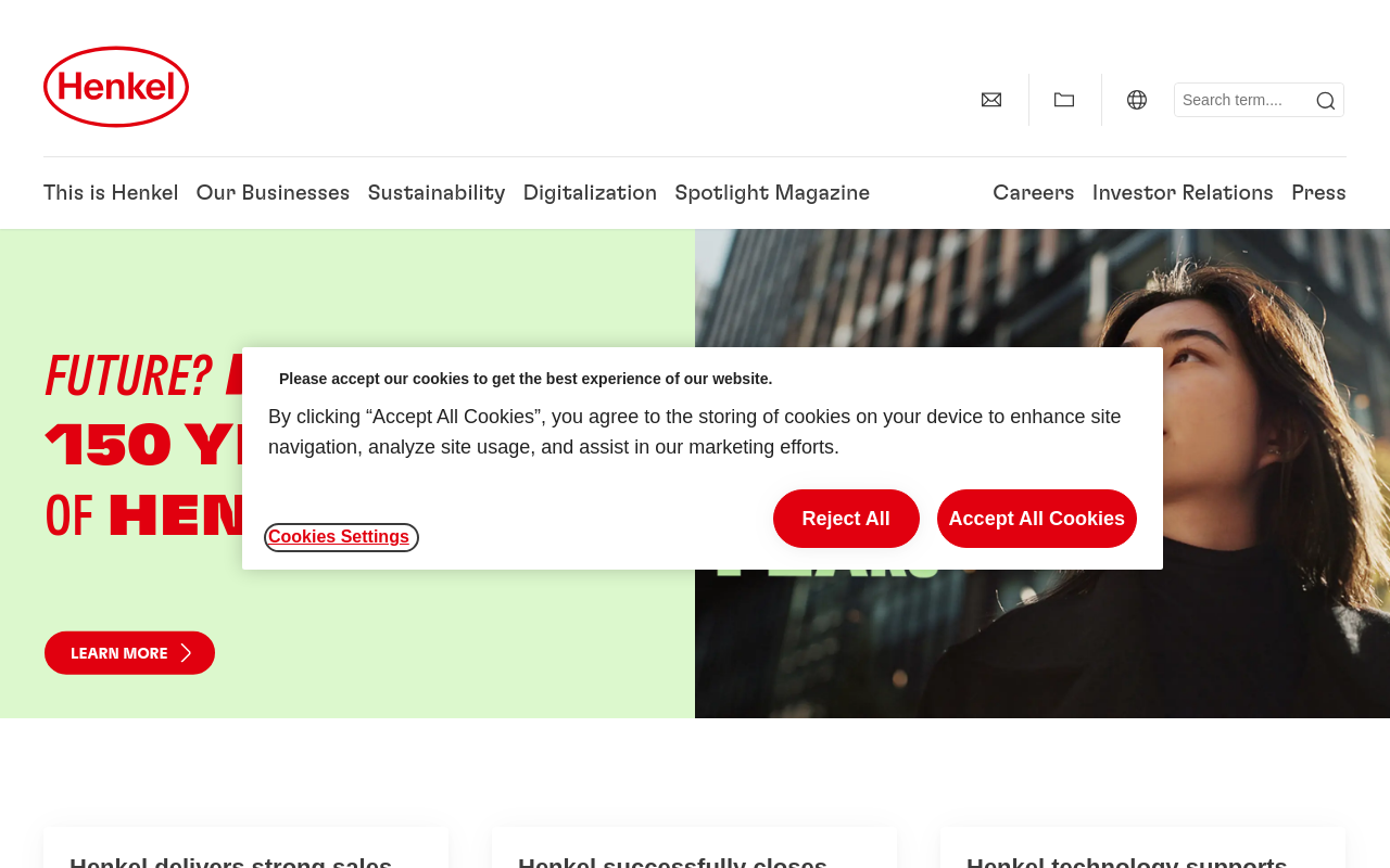 Gerenderte Browseransicht von henkel.com
