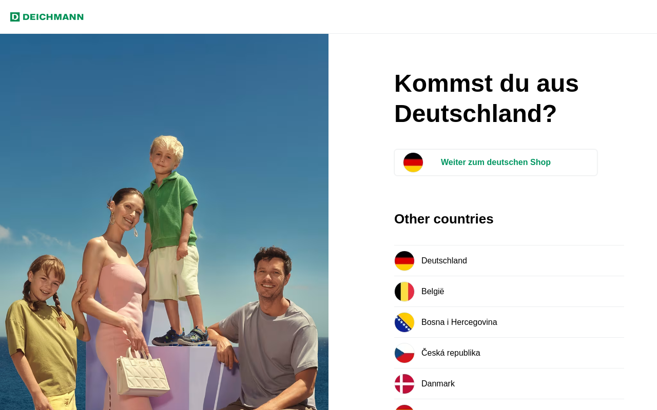 Gerenderte Browseransicht von deichmann.com