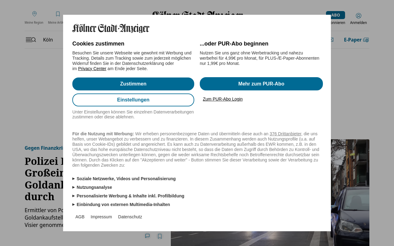 Gerenderte Browseransicht von ksta.de
